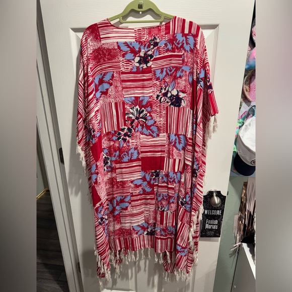 Free People Maui Babe Printed Kimono OS - Picture 5 of 5